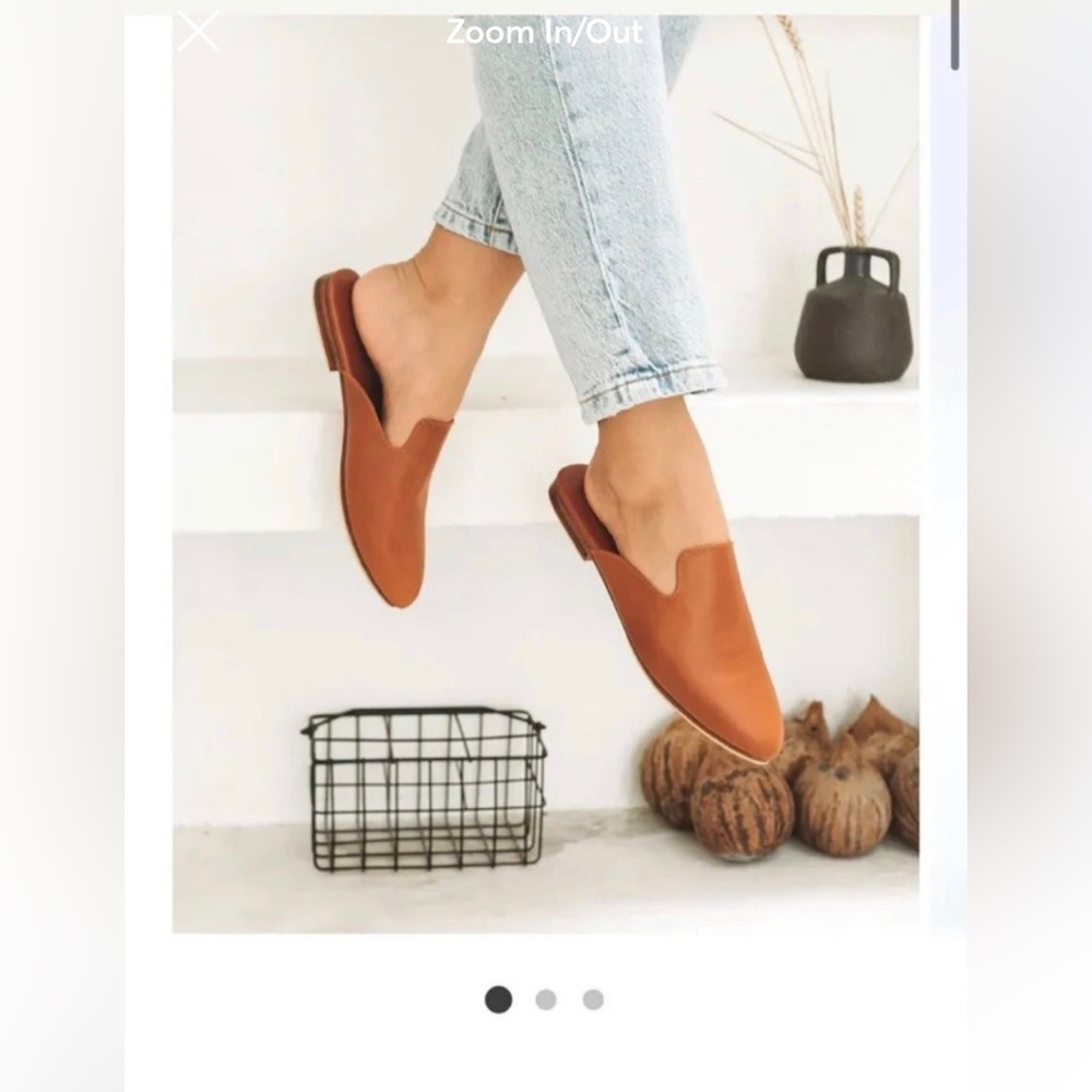 Modern Mule-  Cognac